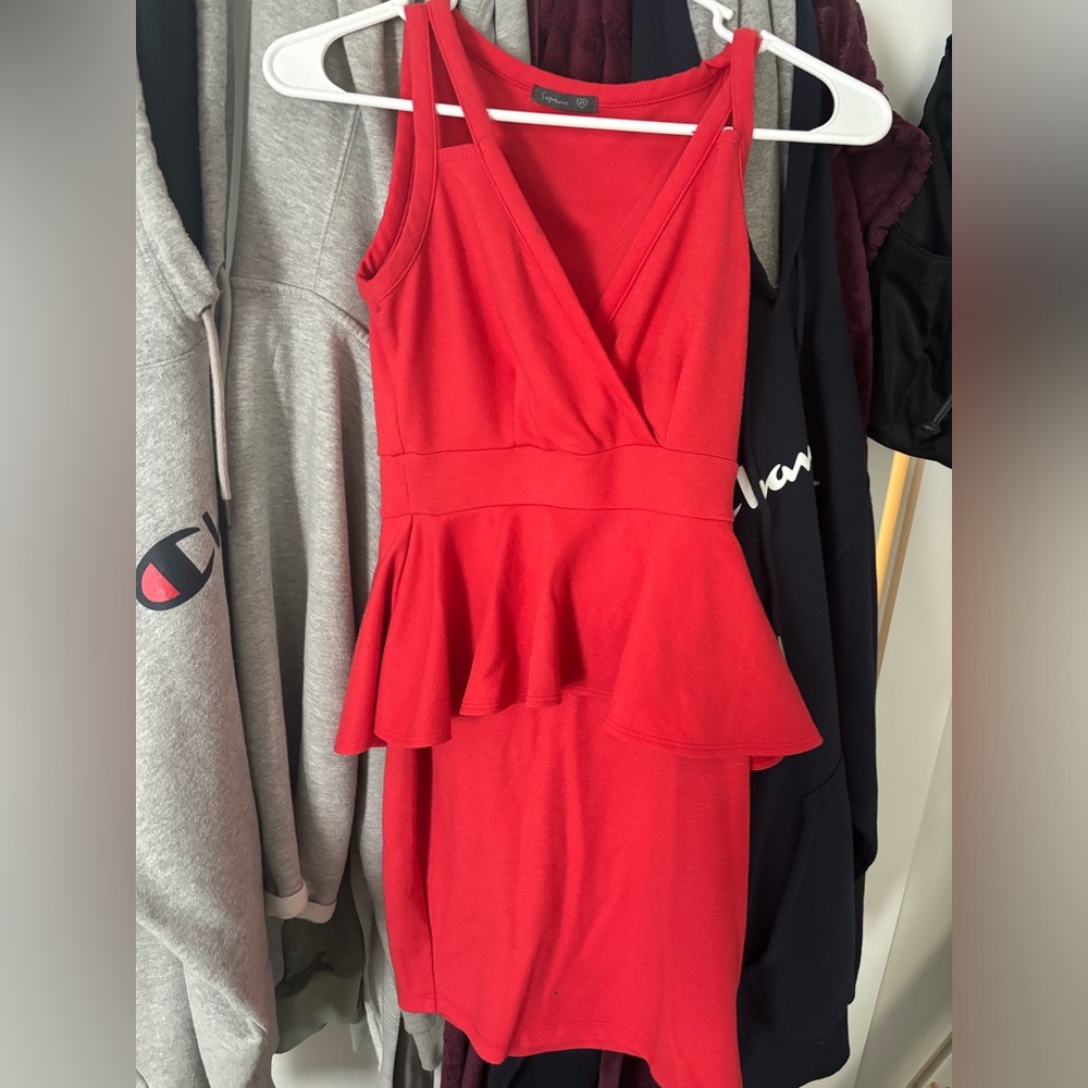 Red dress